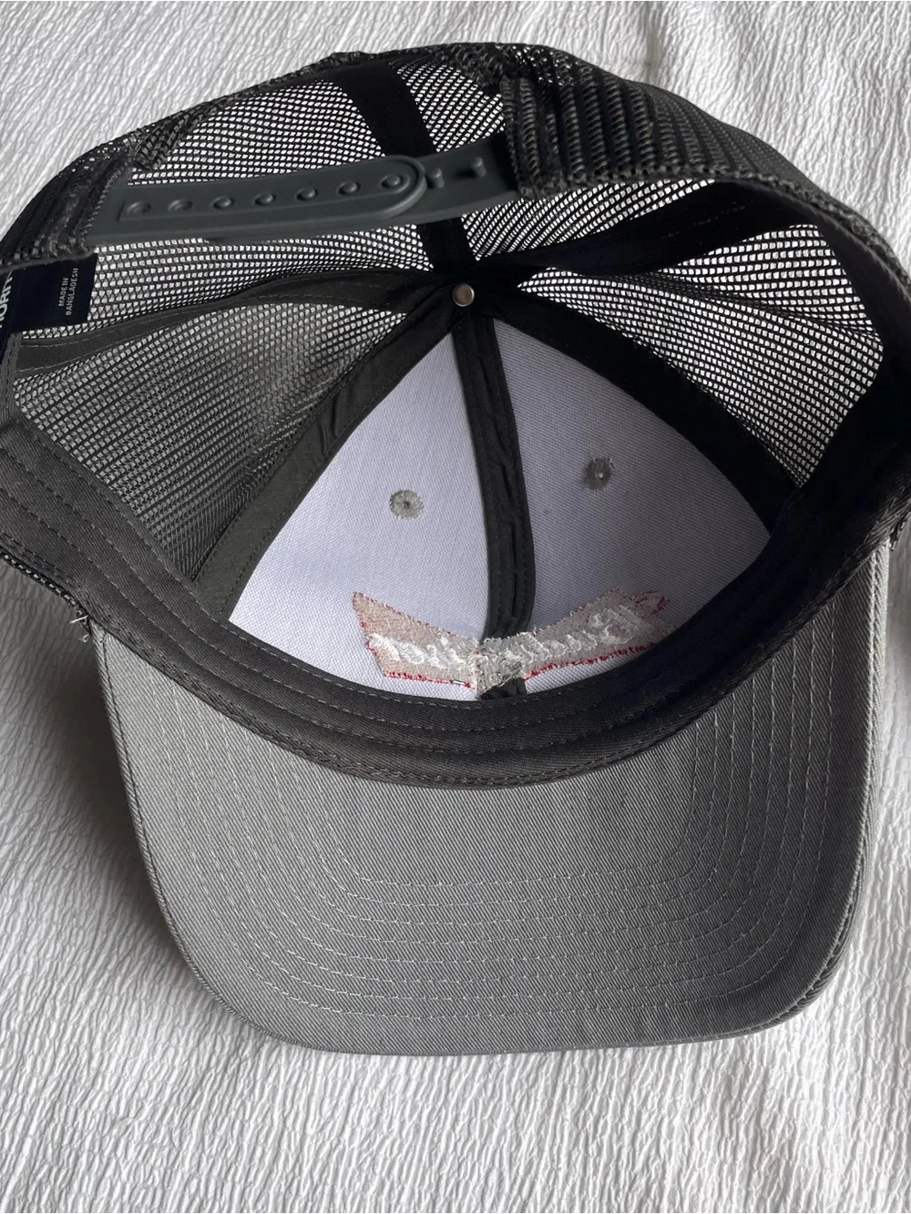 2 Budweiser Beer Gray Trucker Hats Adjustable Snapback Embroidered Logo Cap